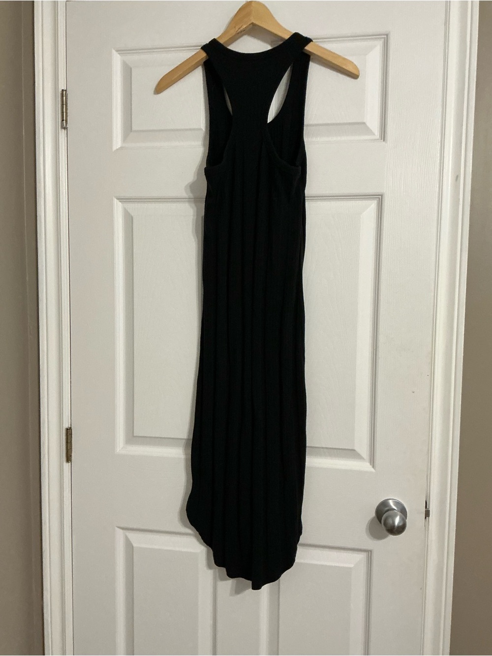 Harlow Black Racerback Maxi Dress - Small
